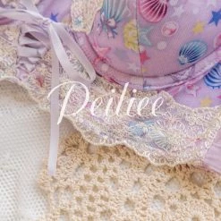 Miss KIKI (Curve Size Included) Mermaid Story Soft Bra Set [Premium Selected Japanese Brand]