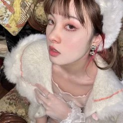 Peach Brownie Dress Coat Set By Designer Arilf