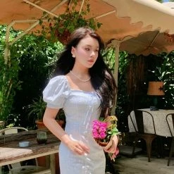 Boss JIA New Arrivals Dream Of The Love Sea Lace And Gingham Mini Dress 14 Boss JIA New Arrivals Dream Of The Love Sea Lace And Gingham Mini Dress