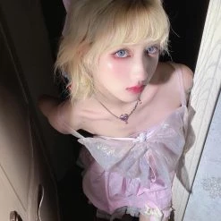 Peiliee Shop Floral Fairy Lingerie Set With Bralette And Pantie