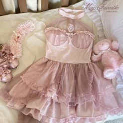 My Favorite 2022 Lost In Rose Land Romantic Mini Dress