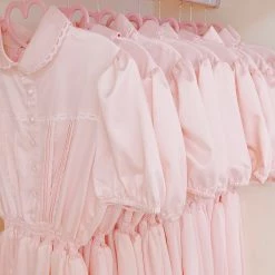 Love You ❤️ So Much [Premium Selected] Midsummer Night Dream Babydoll Satin Dress