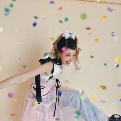 [August Unicorn] Sakura Garden Handmade Dress New Arrivals