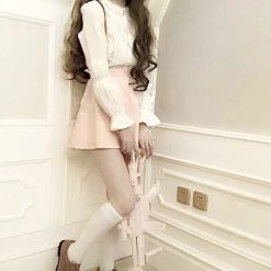 Peiliee Shop Girls’ Feelings Are Always Poetic Cotton Shirt Summer 2022