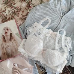 Japanese Lingerie Angel Ribbon For Stars And Roses Bra Set 43 Japanese Lingerie Angel Ribbon For Stars And Roses Bra Set