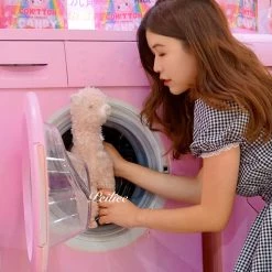 Peiliee Shop New Arrivals [By Peiliee] Afternoon Tea At Tiffany Gingham Babydoll Mini Dress Lolita 1997 Style