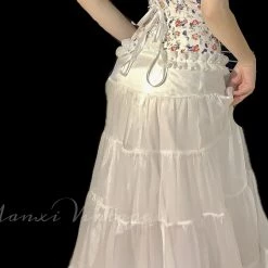 MANXI VINTAGE Rose Girl Floral Corset MANXI