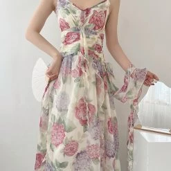 Vintage Inspired Flower Fairy Floral Dress
