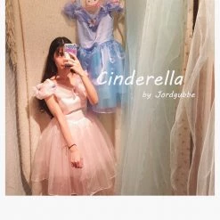 Customized [Tailor Made] Cinderella Pink Dance Ball Party Dress [Premium Selected]