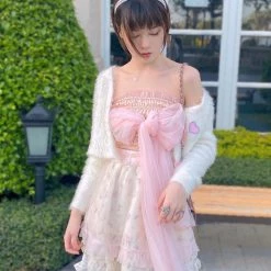 New Arrivals [Premium Selected] Last Dream Soft Yarn Ribbon Bra Top (designer Arilf)