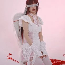 Summer 2022 [Evil Tooth] Raguel - The Redemption Angel Mini Dress