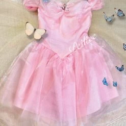 Customized [Tailor Made] Cinderella Pink Dance Ball Party Dress [Premium Selected]