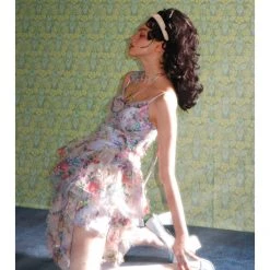 [Unosa] The Blossom Garden Bodycon Mini Dress New Arrivals