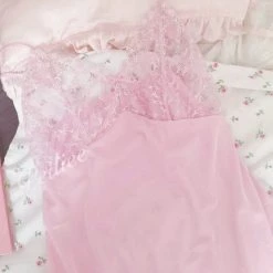 Peiliee Shop New Arrivals [Limited Edition] Yuki No Sakura Lingerie Dress