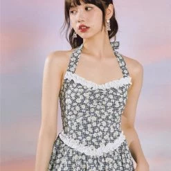 Mummy Cat Daisy Days Gingham Mini Dress