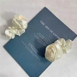 Peiliee Shop The Shine Rose Satin Hairband