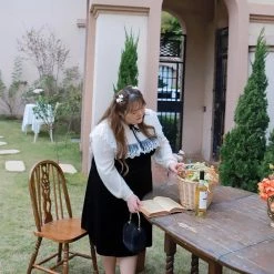 DAJUN [Curve Beauty] Princess Mary Vintage Dress