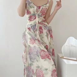 Vintage Inspired Flower Fairy Floral Dress