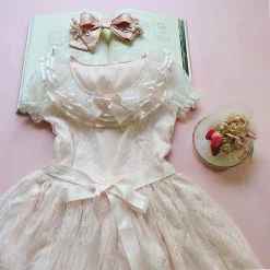 Le Flacon Summer 2022 Leflacon [Pre-order] 'Sweet Dream Lullaby' Dreamy Lace One-piece