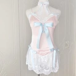 Peiliee Shop [Handmade Lingerie] Peach Melody Lace Top