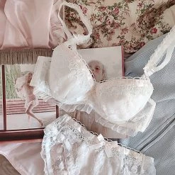 Japanese Lingerie Angel Ribbon For Stars And Roses Bra Set 53 Japanese Lingerie Angel Ribbon For Stars And Roses Bra Set