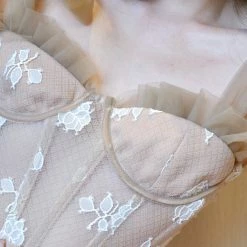 La Mia Eta New Arrivals [Couture] The Beige Rose Corset