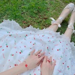 [Mid Season SALE] La Rose Rouge French Lace Dress (Design By Canmi)