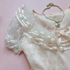 Le Flacon Summer 2022 Leflacon [Pre-order] 'Sweet Dream Lullaby' Dreamy Lace One-piece