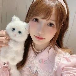 Milk Tooth Kitty In My Basket Babydoll Dress