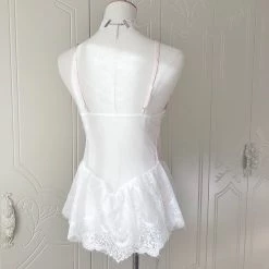 Peiliee Shop [Handmade Lingerie] Peach Melody Lace Top