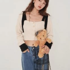 Mummy Cat New Arrivals Paris Autumn Walk Soft Cardigan Set 7 Mummy Cat New Arrivals Paris Autumn Walk Soft Cardigan Set