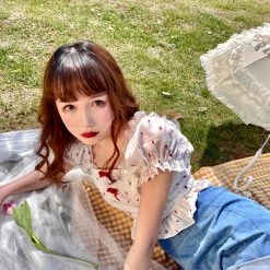 [12 Studio] Lollipop Hearts Shirt