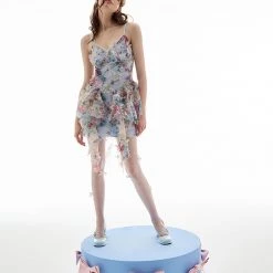 [Unosa] The Blossom Garden Bodycon Mini Dress New Arrivals