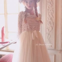[Premium Selected] Limited Edition Le Flacon First Love Rose Lace Vintage Dress