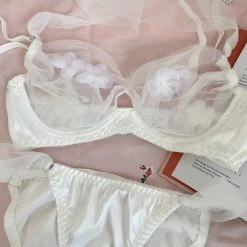 Japanese Lingeire [Basic] Flower Fairy Bralette Set New Arrivals