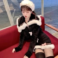 Peach Brownie Dress Coat Set By Designer Arilf