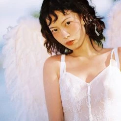 Peiliee Shop New Arrivals [Sweden Warehouse] Angel Like Lingerie Dress