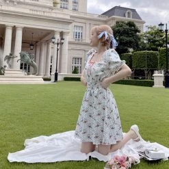 Peiliee Shop X Chic Memories [Exclusive To PeilieeShop ] Oil Painting Girls Dress