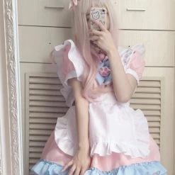 Basic Cosplay Meow Meow Kitty Maid Dress Set Summer 2022
