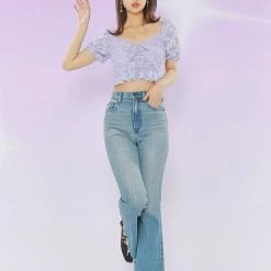 Lavender Garden Floral Top (Brand Mummy Cat) New Arrivals