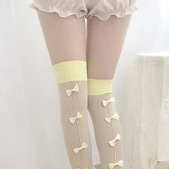 Peiliee Shop Lovely Dolly Ribbon Girl Stocking New Arrivals