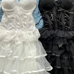 Peiliee Shop [Basic] Rosen Season Corset Dress Set New Arrivals