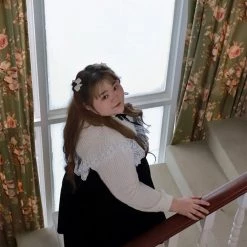 DAJUN [Curve Beauty] Princess Mary Vintage Dress