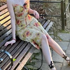 Arilf Pomegranate Flower Sea Floral Dress 29 Arilf Pomegranate Flower Sea Floral Dress