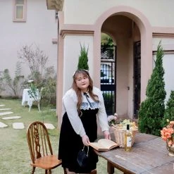 DAJUN [Curve Beauty] Princess Mary Vintage Dress