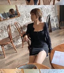 Arilf [Last Chancf] Goth Doll Mini Dress New Arrivals