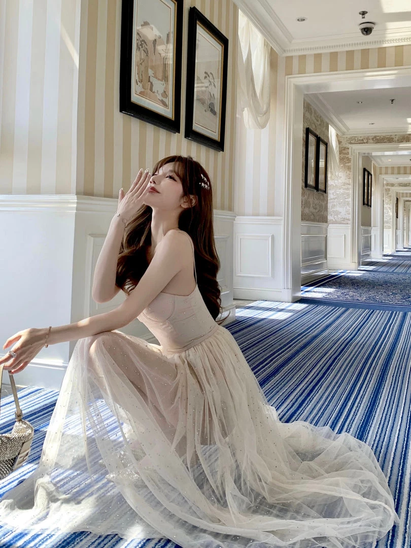 Chic Memories Moonlight Floral Midi Dress With Crystals 7 Chic Memories Moonlight Floral Midi Dress With Crystals