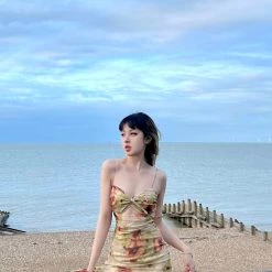 Arilf Pomegranate Flower Sea Floral Dress 46 Arilf Pomegranate Flower Sea Floral Dress