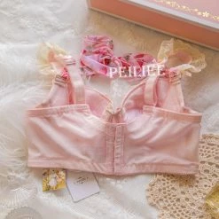 Miss KIKI New Arrivals (Curve Size Included) Strawberry Garden Bra Set [Premium Selected Japanese Brand]