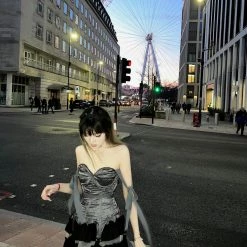 Peiliee Shop [Arilf] Moonlight Melody Corset With Bones Last Chance